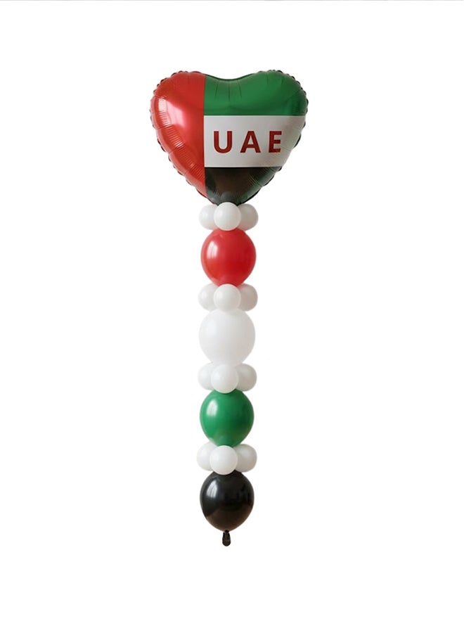 Feelings طقم زينة بالونات مصغرة للإمارات 17 قطعة - Image 1