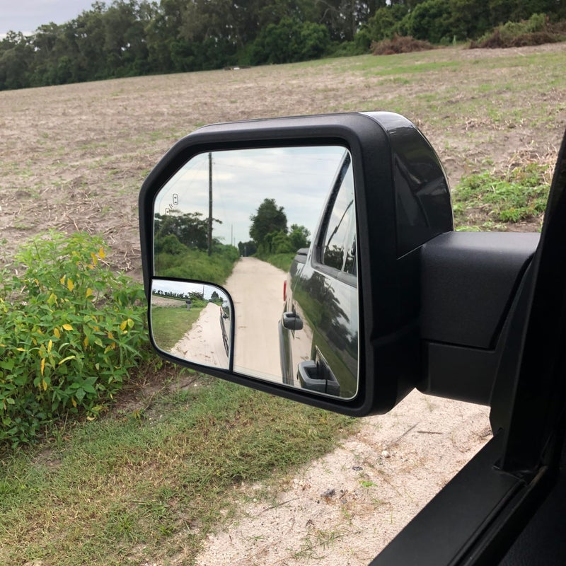 VrooeCoe Convex Stick On Custom Fitted Blind Spot Mirrors Compatible With 2015-2020 Ford F150 F-150- Engineered to Provide A Wider View - Image 3