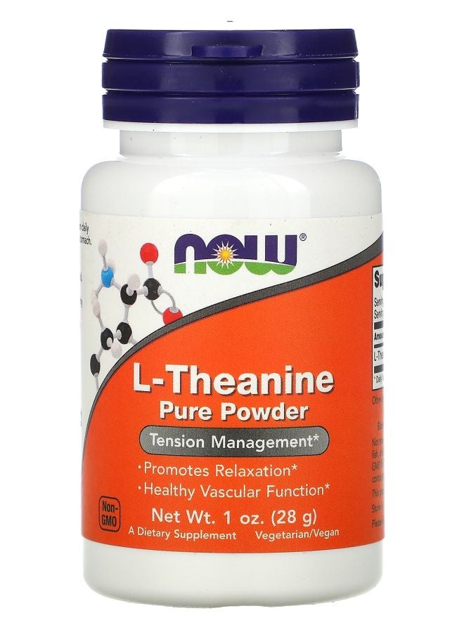 now L-Theanine Pure Powder 1 oz (28 g)