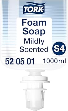 Tork Mildly Scented Foam Soap S4 Reduces Consumption 6 x 1000 ml 520501 - Image 1