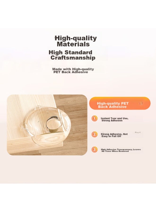 Bao Shi Baoshi Transparent Corner Guards , Table Corner Anti-collision Protectors, Thickened Three-sided Protective Covers, Anti-p, Bear Design - Image 4