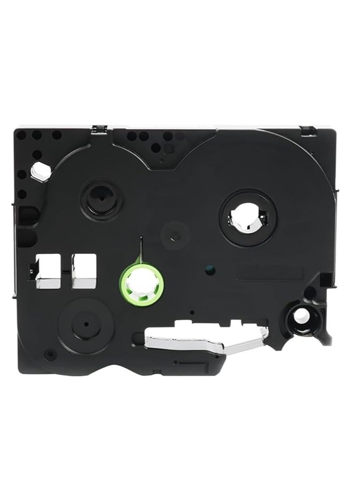 Terabyte 36 mm x 8 meter Compatible TZe Label Tape Cartridge for P-Touch Label Printers… (Black on Red) - Image 3