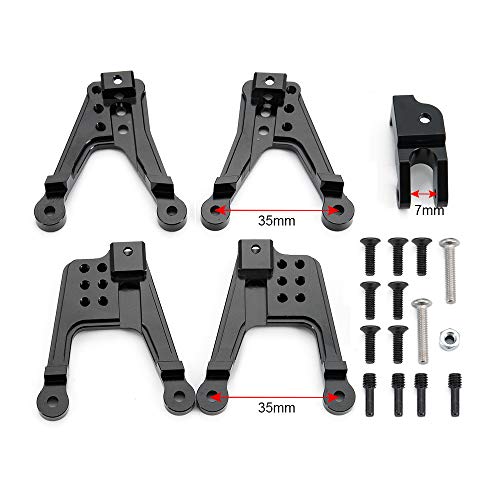 RCLions Aluminum FrontRear Shock Tower Shock Hoops for Axial SCX10 ii Upgrades 9004690047 RC Crawler Car - Image 5