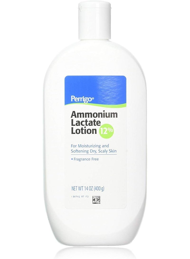 لوسيون لاكتات الأمونيوم 12% مع غطاء قابل للفتح - (400 جرام/14 أونصة) - زجاجة واحدة