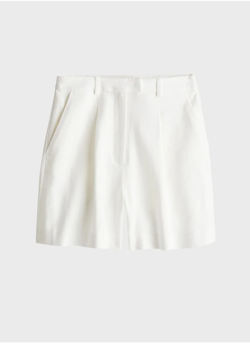 H&M Tiered High Waist Shorts