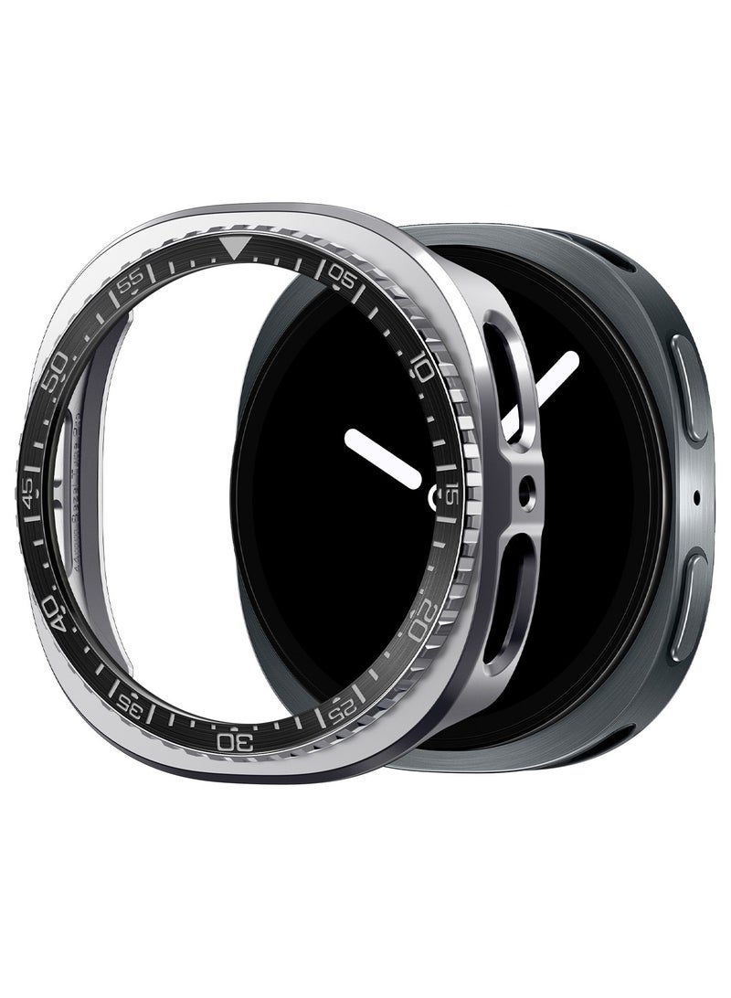 Spigen Bezel Tune Pro (Diver) for Samsung Galaxy Watch 8 44mm Bezel Ring Protector with Case (2025) - Black - Image 1