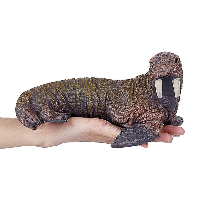 LOVNBHELP Simulated Sea Animal Toys for Kids Big Ocean Animals Toys Large Size Ocean Sea Marine Animal Figures Soft Filled Rubber Sea Educational ToysWalrus - Image 3