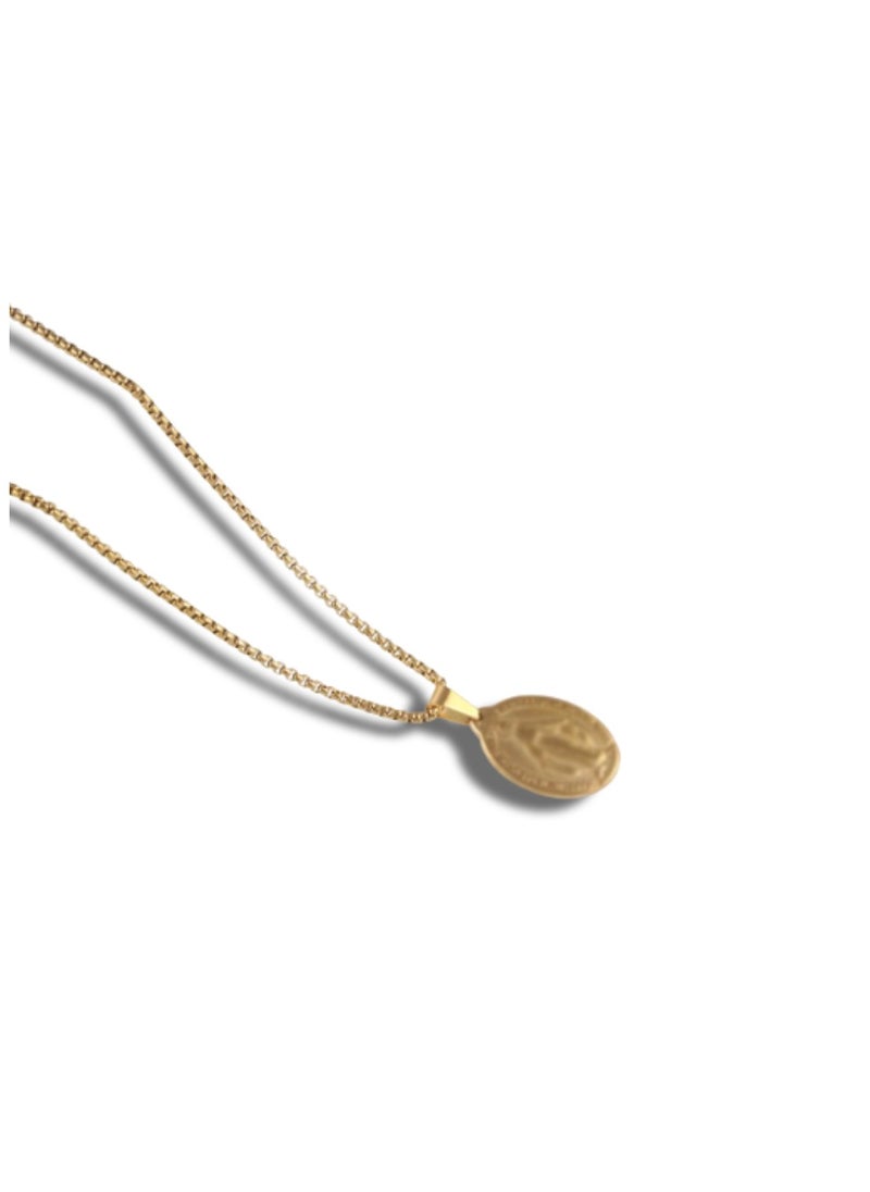 Soko Mesh 18K Divine Elegance Jewelry - Divine Jesus Pendant Necklace with Twisted Chain, Radiant Religious Symbol for Women, Ideal Gift for All Occasions  - Image 5