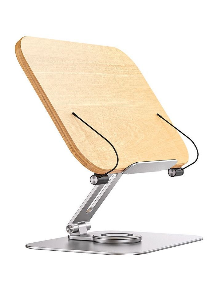 Techniex Adjustable Laptop Stand for Desk Computer Stand Ergonomic Laptop Riser Holder Compatible with 10 to 17.3 Inches Notebook PC Computer Aluminum Silver Color - Image 1