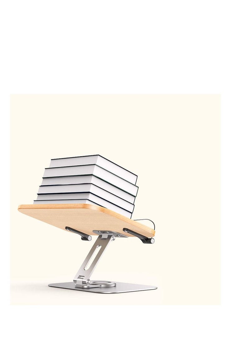 Techniex Adjustable Laptop Stand for Desk Computer Stand Ergonomic Laptop Riser Holder Compatible with 10 to 17.3 Inches Notebook PC Computer Aluminum Silver Color - Image 4