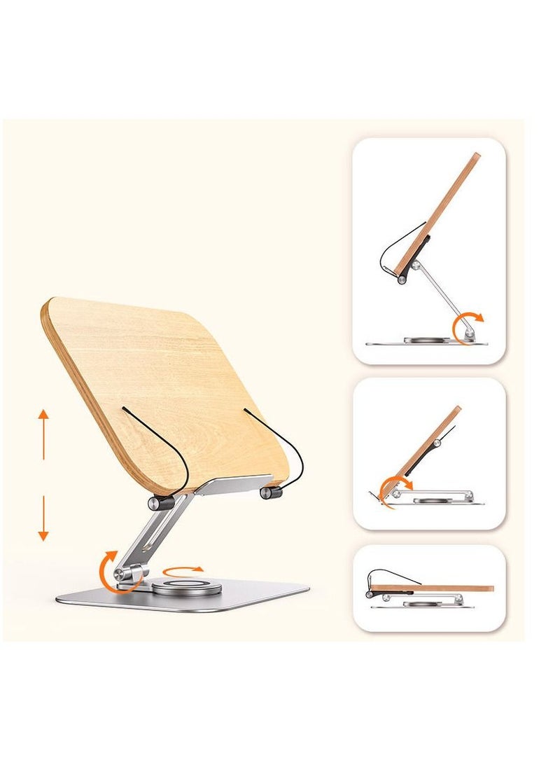 Techniex Adjustable Laptop Stand for Desk Computer Stand Ergonomic Laptop Riser Holder Compatible with 10 to 17.3 Inches Notebook PC Computer Aluminum Silver Color - Image 3