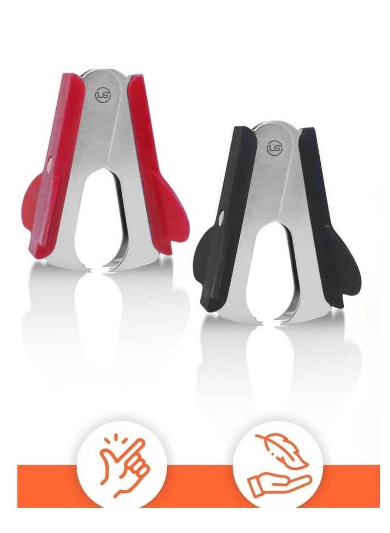 Staple Remover 2 Pack Staple Puller Pinch Jaw Style Staple Remover Tool, Stapler Removers - Image 1