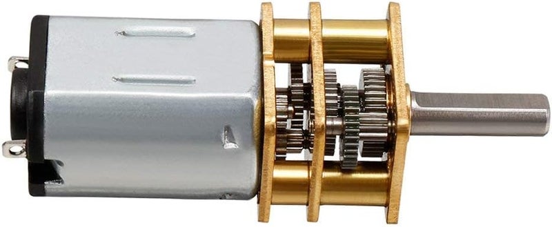 Hxchen 2Pcs DC 3V 1000RPM Micro Speed Reduction Motor Mini Gear Box N20 Motor with 2 Terminals for RC Car Robot Model DIY Engine - Image 4