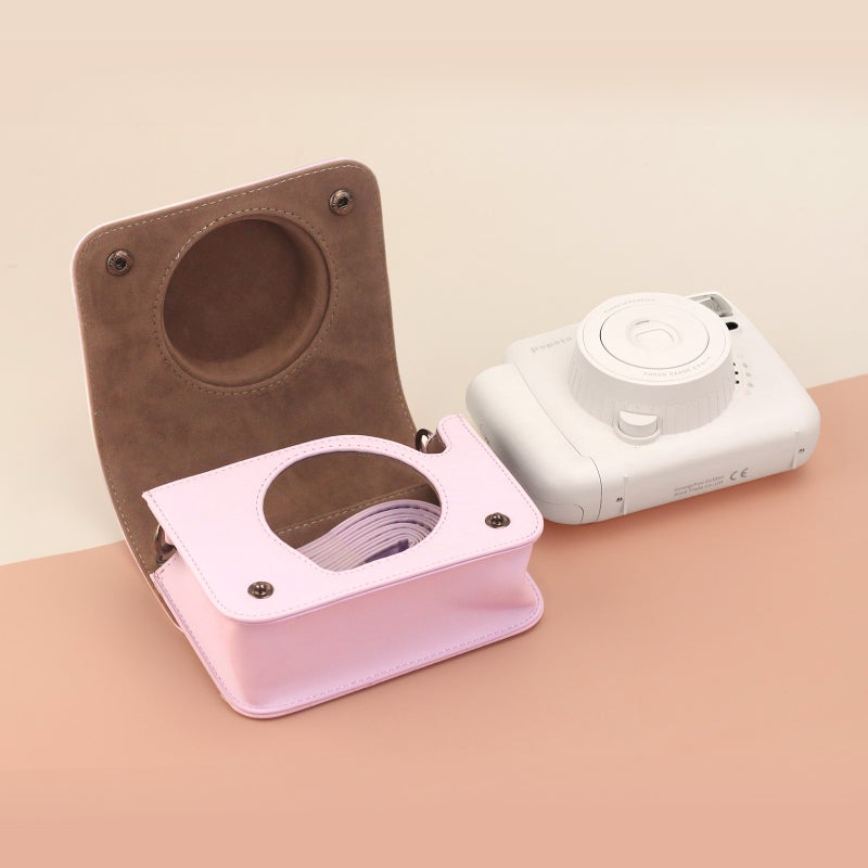 Suitable For Domestic Popoto Camera Bag Protective Leather Case Easy To Carry Camera Macaron Color Camera Bag - Image 3