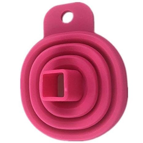 VIDORA VIDORA Foldable Silicone Funnel Foldable Hopper for Oil Liquid Kitchen Bathroom Oil Shampoo Sanitizer Kitchen Tool Gadget Hopper for Water Bottle Liquid Powder Transfer Silicone Funnel - Image 4