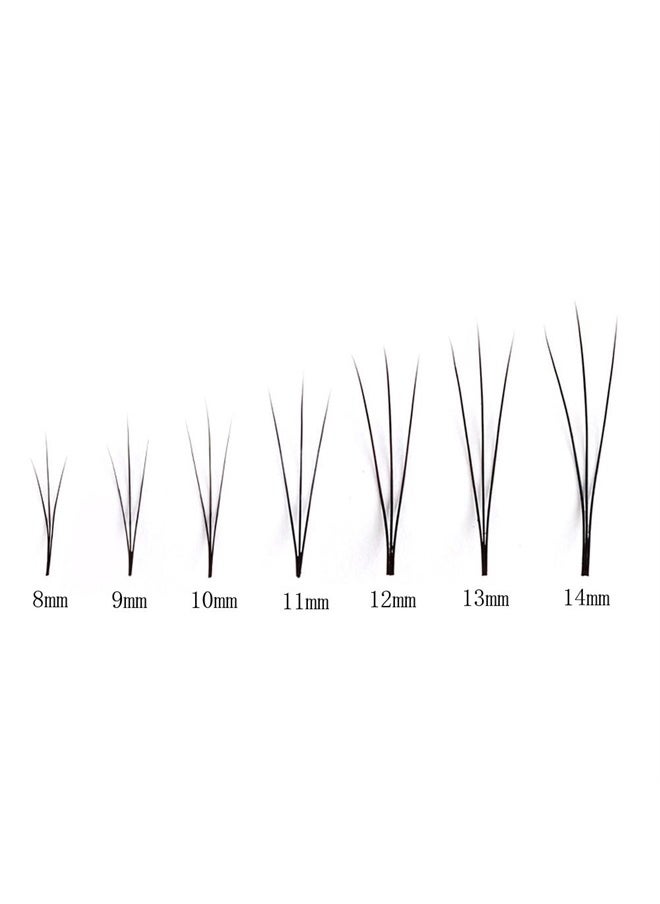 Bodermincer Scala Thickness 0.1mm C Curl 3 Root 90PCS Individual Lashes Black False Eyelash Natural Long Cluster Extension Makeup Beauty Health Makeup Fake Eyelashes (14mm)  - Image 2