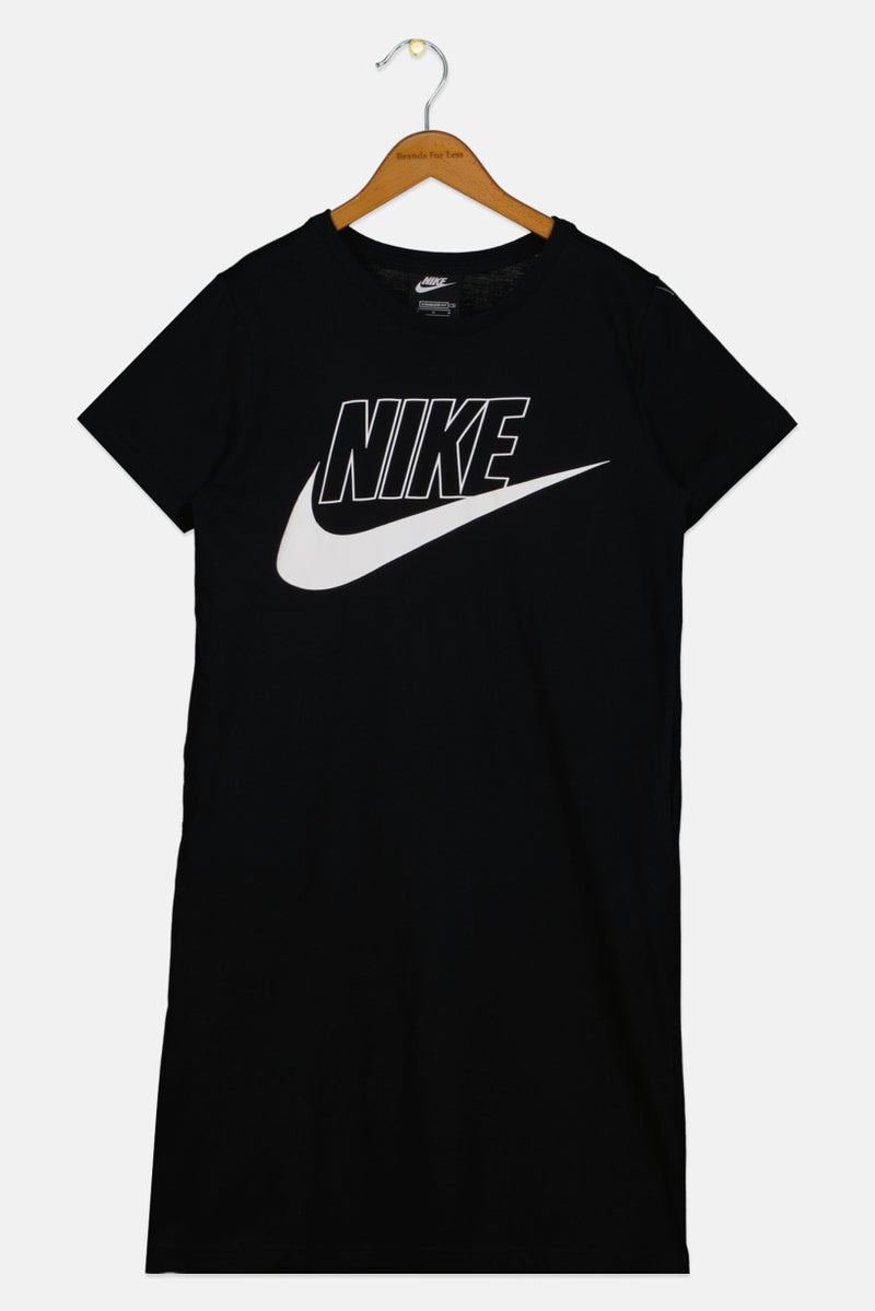 Nike Kids Girl Short Sleeves Outdoor Dress, Black - Image 1