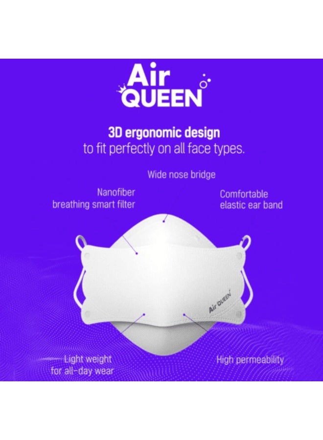 اير كوين باقة من 5 عبوات قناع للوجه نانو أبيض من إير كوين - Image 5