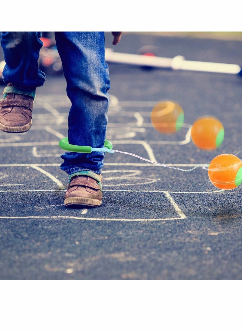 Excefore Skip Ball for Kids, Toys Skip It Ankle Toy Skip Ball Jumping Swing Toy, Get Exercise The Funny Way, Fat Burning Fitness Game Fun Birthday Gift for Adults and Kids - Image 2