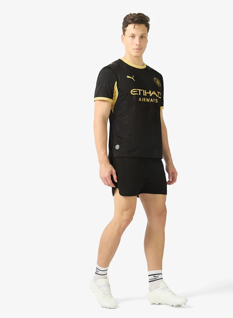 Puma PUMA Black-Flaxen Manchester City Away Replica Jersey for Men | Best Price UAE