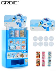Interactive Early Developmental Toy Vending Machine Pretend Play Electronic Drink Apparatus Develop Common Sense of Life with Music and Light
