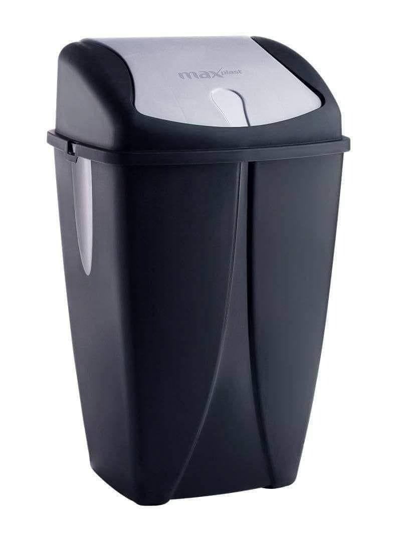Generic Plastic "Fan" Wastebasket - 10L - Practical and elegant for every corner of the house BR 