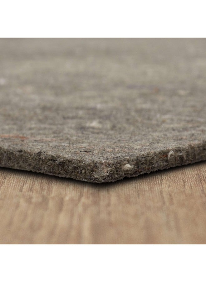 Mohawk Home 5' x 8' Non Slip Rug Pad Gripper 3/8 Thick Dual Surface Felt + Rubber Gripper - Safe for All Floors - Image 1