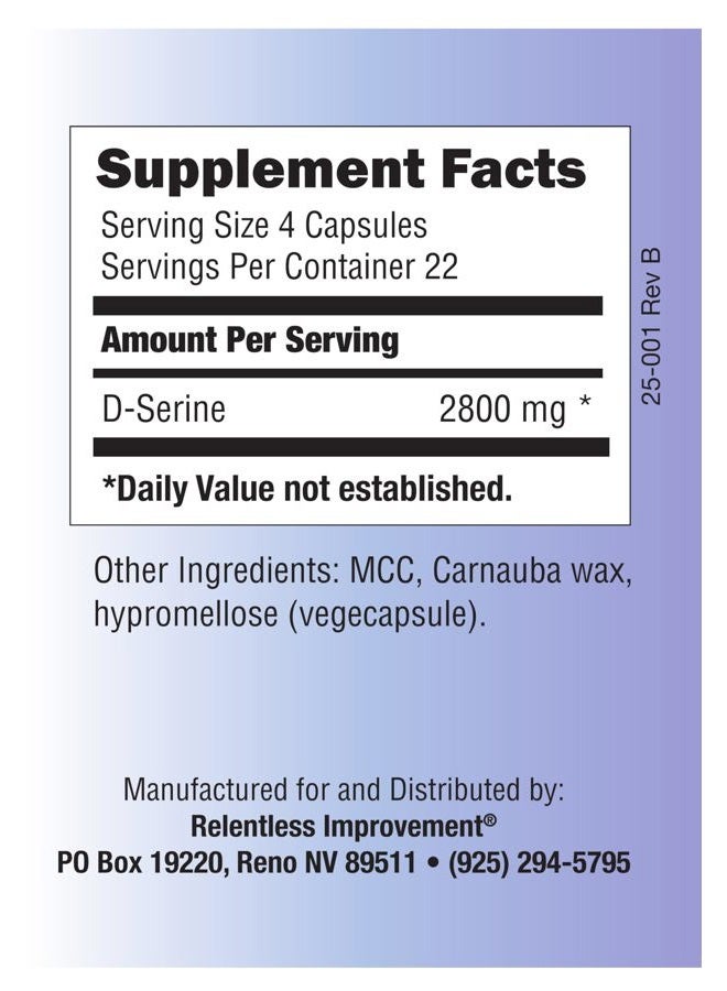 Relentless Improvement D-Serine - Image 3