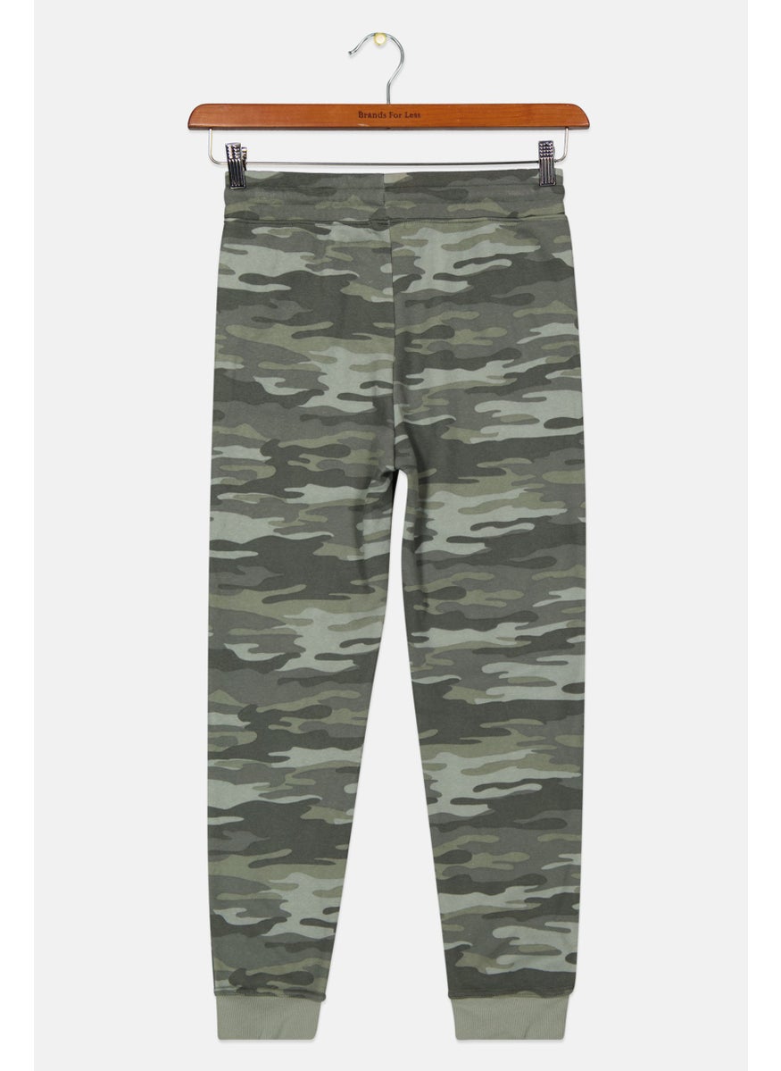 First Impressions Toddlers Boy Camouflage Pants, Army Green Combo  - Image 2