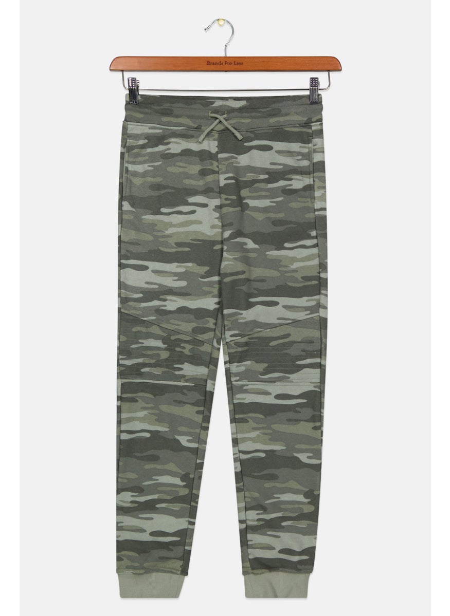 First Impressions Toddlers Boy Camouflage Pants, Army Green Combo  - Image 1