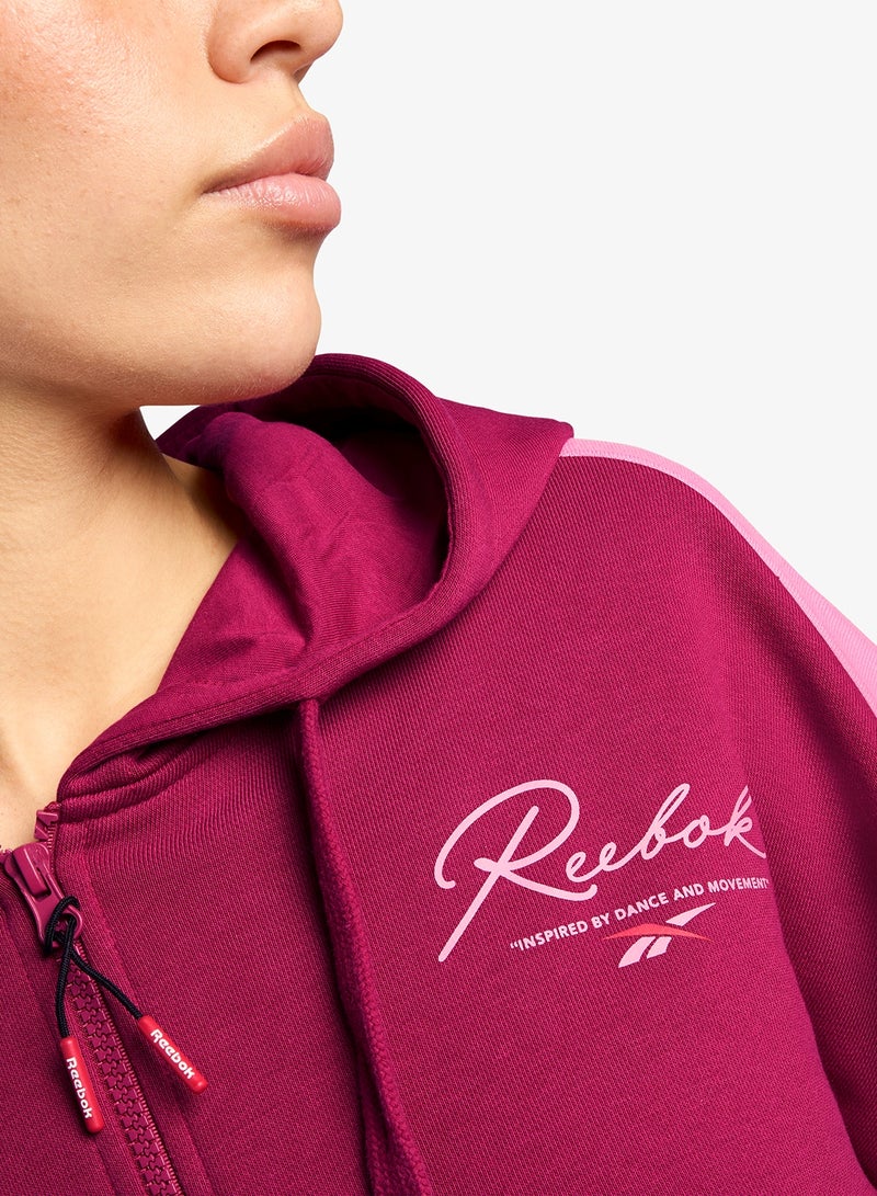 Reebok Heritage Dance Cropped Hoodie - Image 3