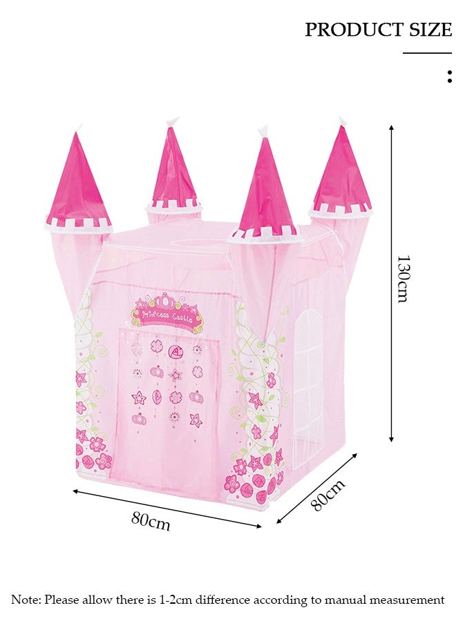 DUNISO خيمة لعب قابلة للطي للأطفال، خيمة قلعة الأميرة، منزل خيمة داخلية مع نوافذ، قابلة للغسل وقابلة للتنفس، منزل للعب داخلي وخارجي مناسب للأطفال الصغار، سهلة التركيب والتخزين، لعبة عيد ميلاد مثالية هدية للبنات والأولاد في العطلات وأعياد الميلاد - Image 3