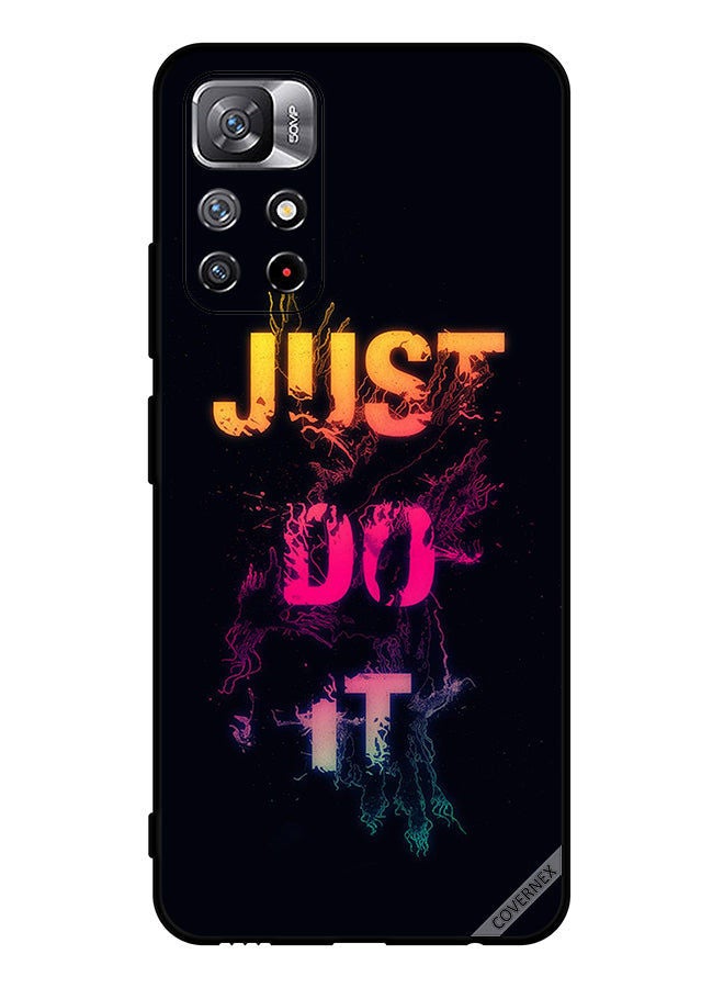 Covernex Protective Case Cover For Xiaomi Redmi Note 11S 5G Just Do It Colorful - Image 1