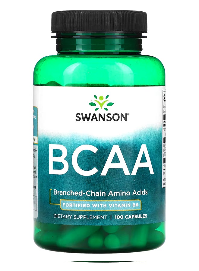 سوانسون الأحماض الأمينية متشعبة السلسلة ، 100 كبسولة