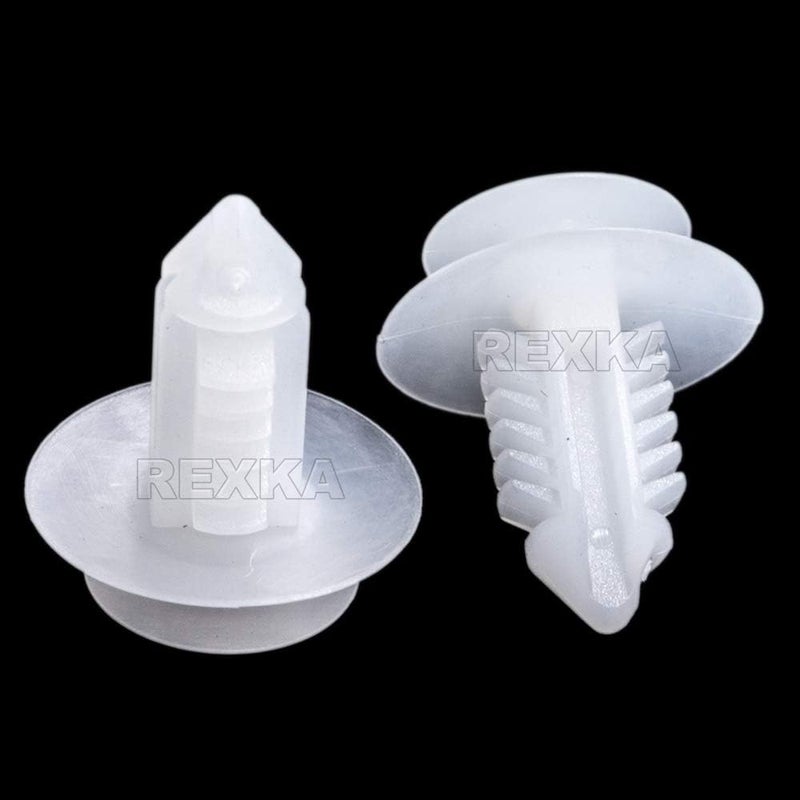 Rexka 30pcs 8mm Hole Door Trim Panel Retainer Clip for Tesla Model S (2012-2016) - Image 2