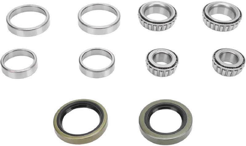 Certified stocked merchandise Trailer Hub Kits, 10Pcs L68149 LM12749 Trailer Axle Wheel Hub Bearings Kit Alloy Support Reduce Friction for 1-1/16in Trailer Axles Wheel Hub All season compatible build Moisture wear upgraded quality Multiple options Fixed delivery schedule Market demand focused build Elegant multi-option build Ready varied options Salt resistant coating All temp range compatible build Classic design alternatives Cleaner resistant Treated anti-rust metal Affordable purchase options Simple multi-feature practical build Trendy flexible practical build Foldable User feedback upgraded quality Various fittings Land transit & shipment compatible KSA market popular practical build All environment compatible Stackable design Balanced universal design Local & cross border ship compatible - Image 1