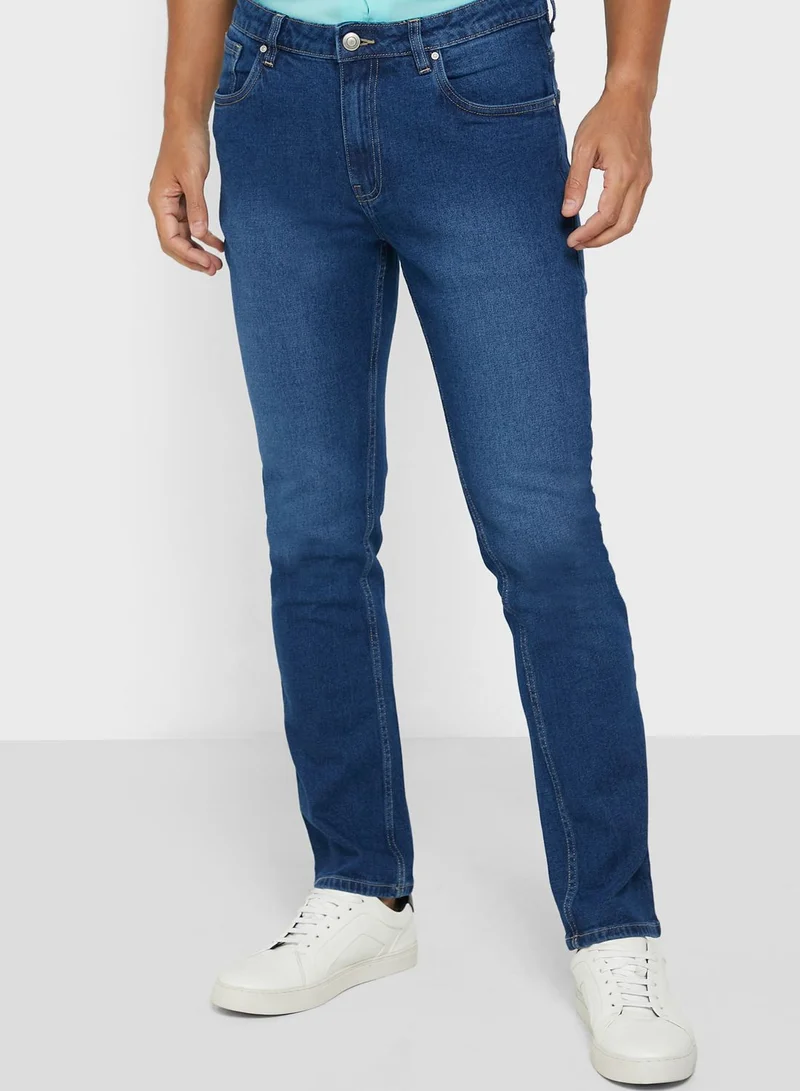 Seventy Five 5 Pocket Straight Fit Jeans
