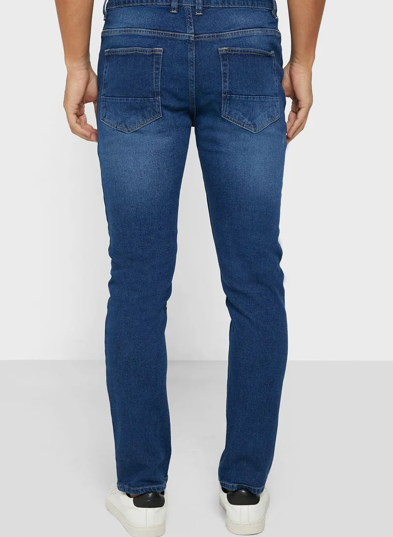 Seventy Five 5 Pocket Straight Fit Jeans