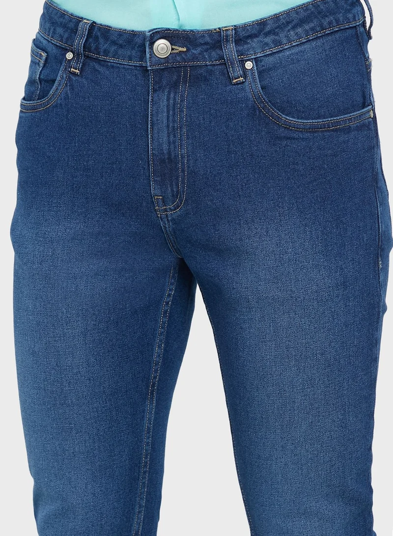 Seventy Five 5 Pocket Straight Fit Jeans