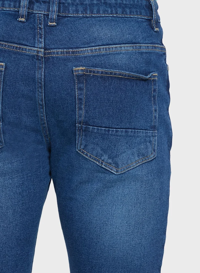 Seventy Five 5 Pocket Straight Fit Jeans