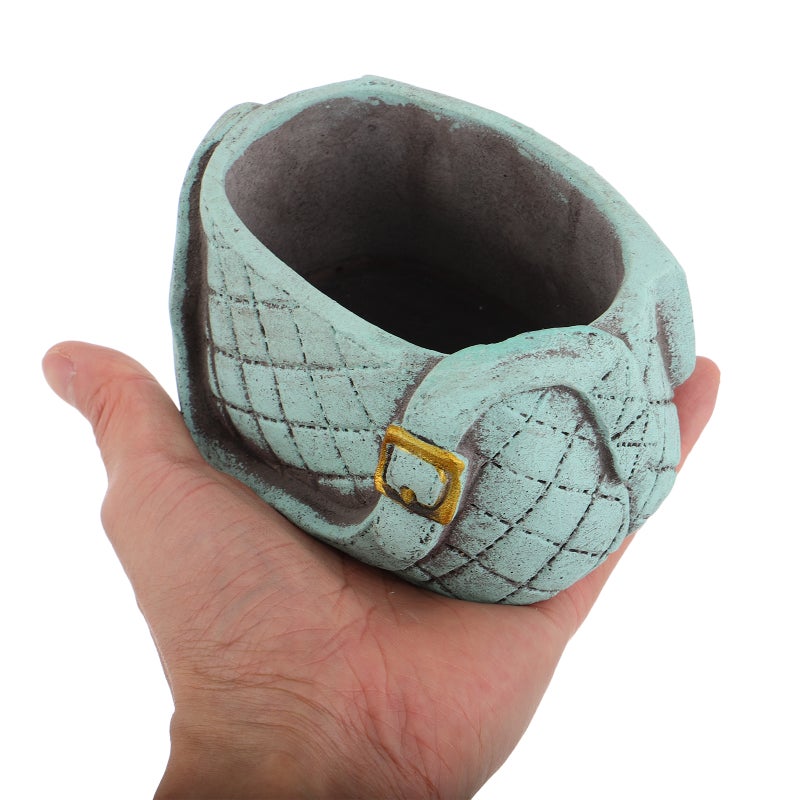 Mini Flower Pot Cement Pot Small Plant Pot Decorative Greenery Planter Office Desk Indoor Decoration For Home Dorm And Office Decor - Image 4