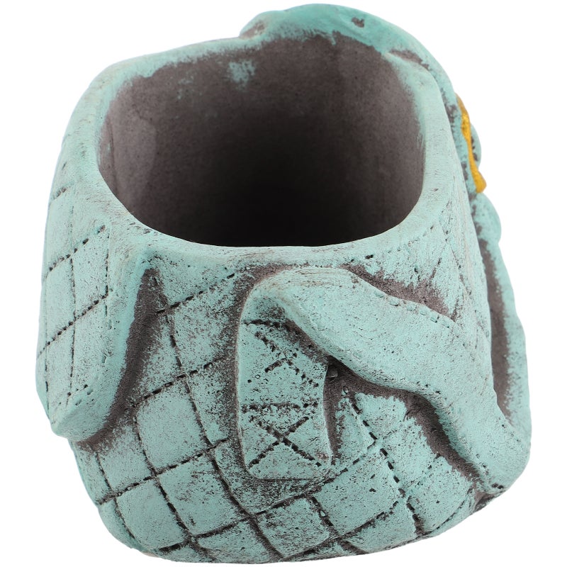 Mini Flower Pot Cement Pot Small Plant Pot Decorative Greenery Planter Office Desk Indoor Decoration For Home Dorm And Office Decor - Image 1