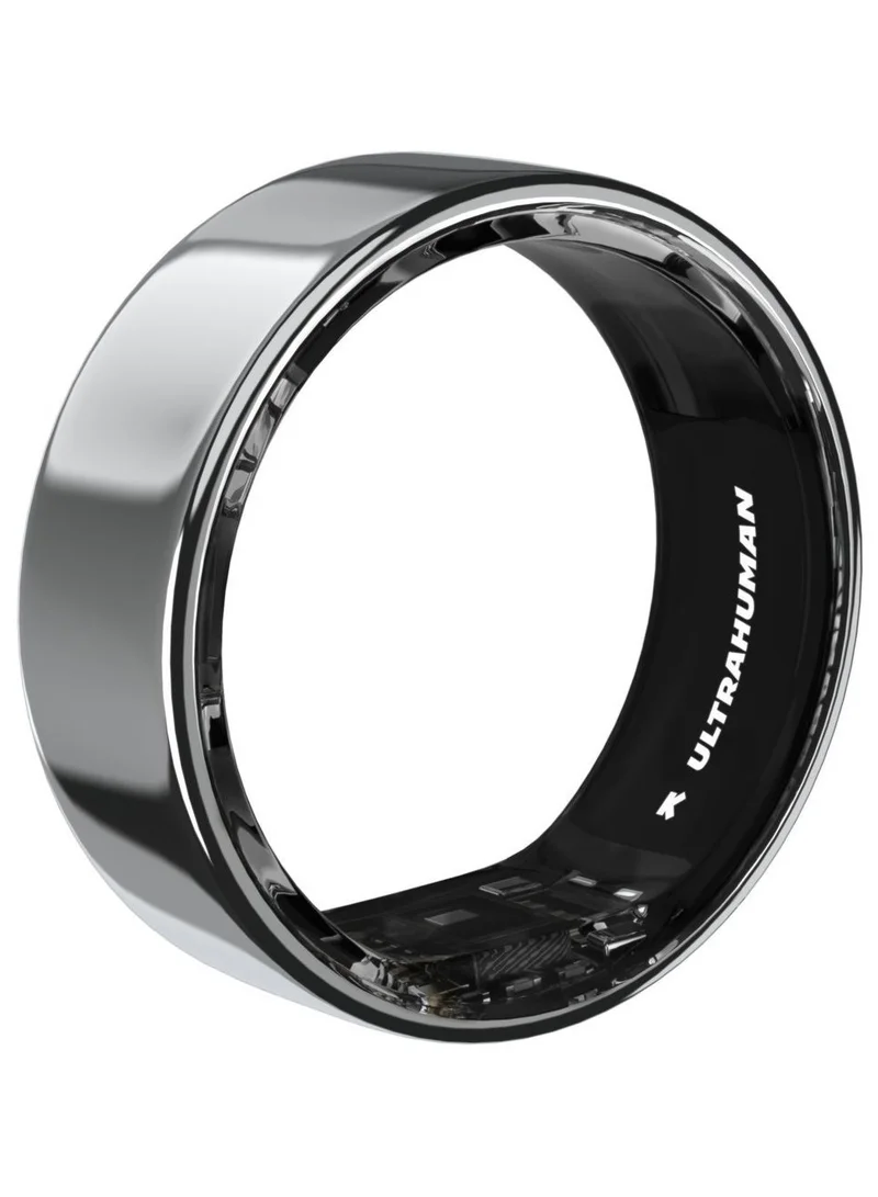 ULTRAHUMAN Ring AIR - Advanced sleep-tracking wearable, HRV & Temperature Monitoring,Track workout, movement & recovery, Water resistant, 6 Days Battery Life with Lifetime Free Subscription (Size 10) - Air Silver