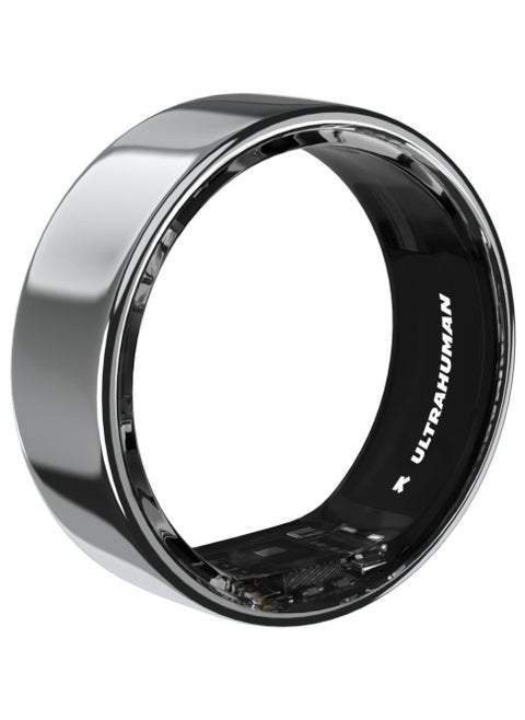 Ring AIR - Advanced sleep-tracking wearable, HRV & Temperature Monitoring,Track workout, movement & recovery, Water resistant, 6 Days Battery Life with Lifetime Free Subscription (Size 10) - Air Silver