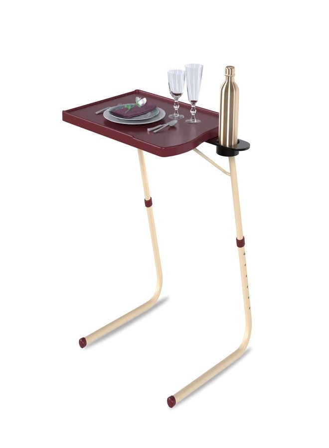 TABLE MAGIC Pro-Smart Multipurpose Laptop Table Mat Finish - Adjustable, Foldable, Lightweight & Durable - Candy Brown - Image 5