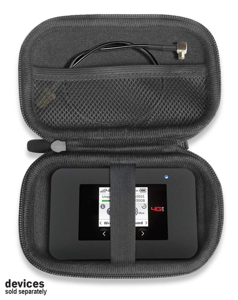 Alltravel حافظة معزز واي فاي Alltravel لنقاط الاتصال المحمولة 4G LTE مثل Alcatel LINKZONE و Verizon Jetpack و GlocalMe و ZTE و Huawei و Netgear و At&t و Sprint و T-Mobile و Skyroam و Solis و mesh Pocket - Image 5