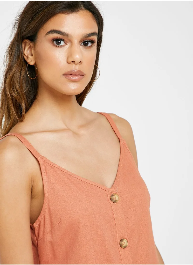 Cotton On Button Through Cami Dress