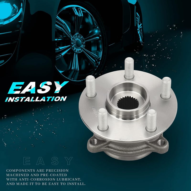 IRONTEK 513287 Front Left/Right Wheel Bearing and Hub Assembly (5Lug w/ABS) for Toyota Prius and Lexus CT200h - Image 5