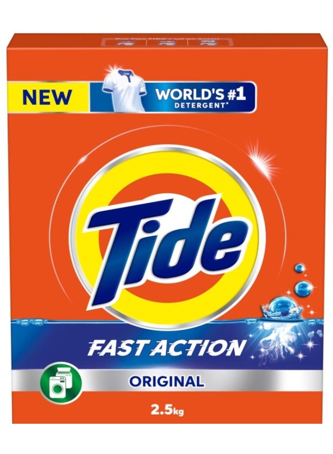 Tide Fast Action Laundry Detergent Powder 2.5kg