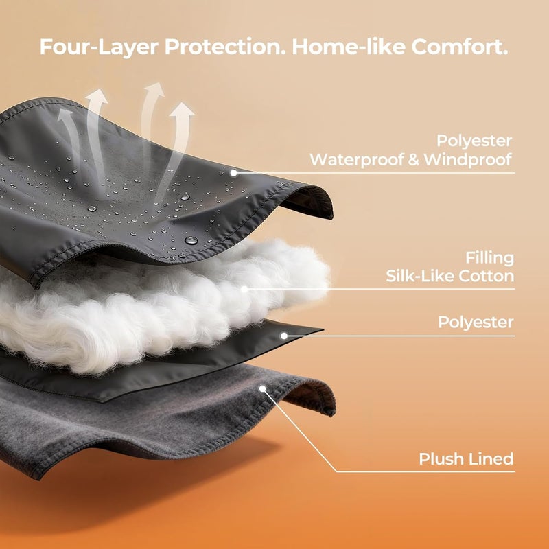 FARLAND Cold Weather Sleeping Bag for Adults - Plush Fleece-Lined, Waterproof & Windproof with Compression Sack - Image 4